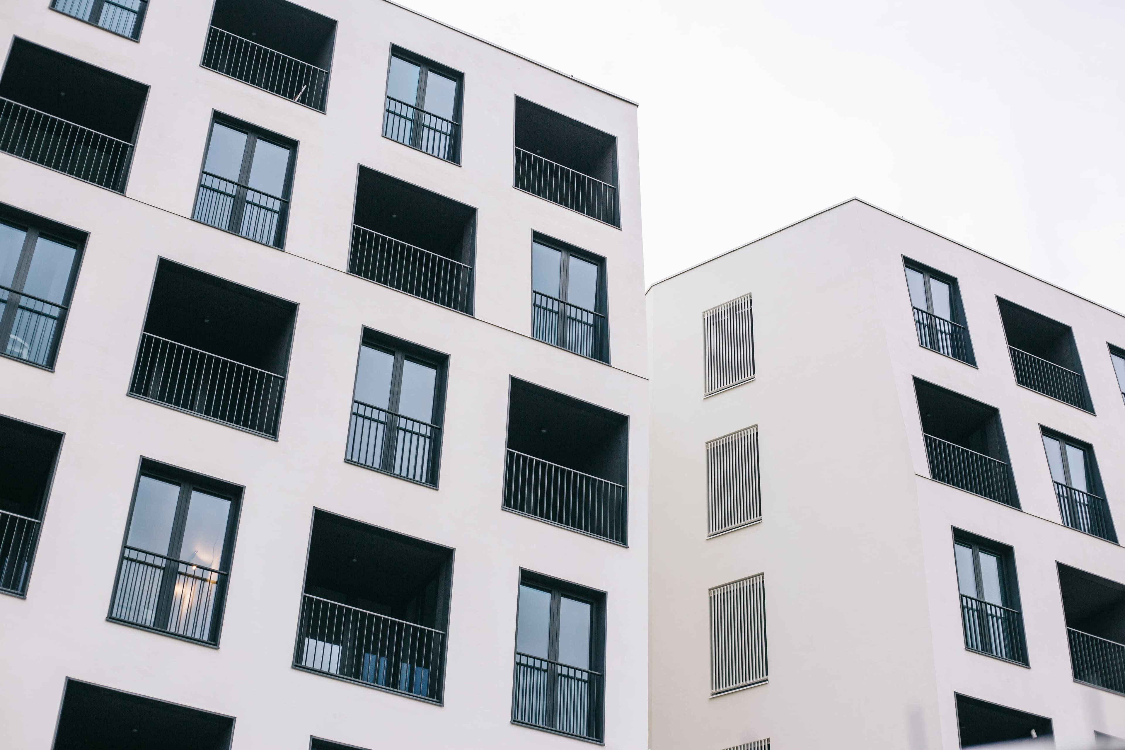 Modern investment property multifamily apartments